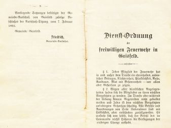 Satzungen und Dienstordnung FF Gaisfeld 1896 innen - Strommer Herbert